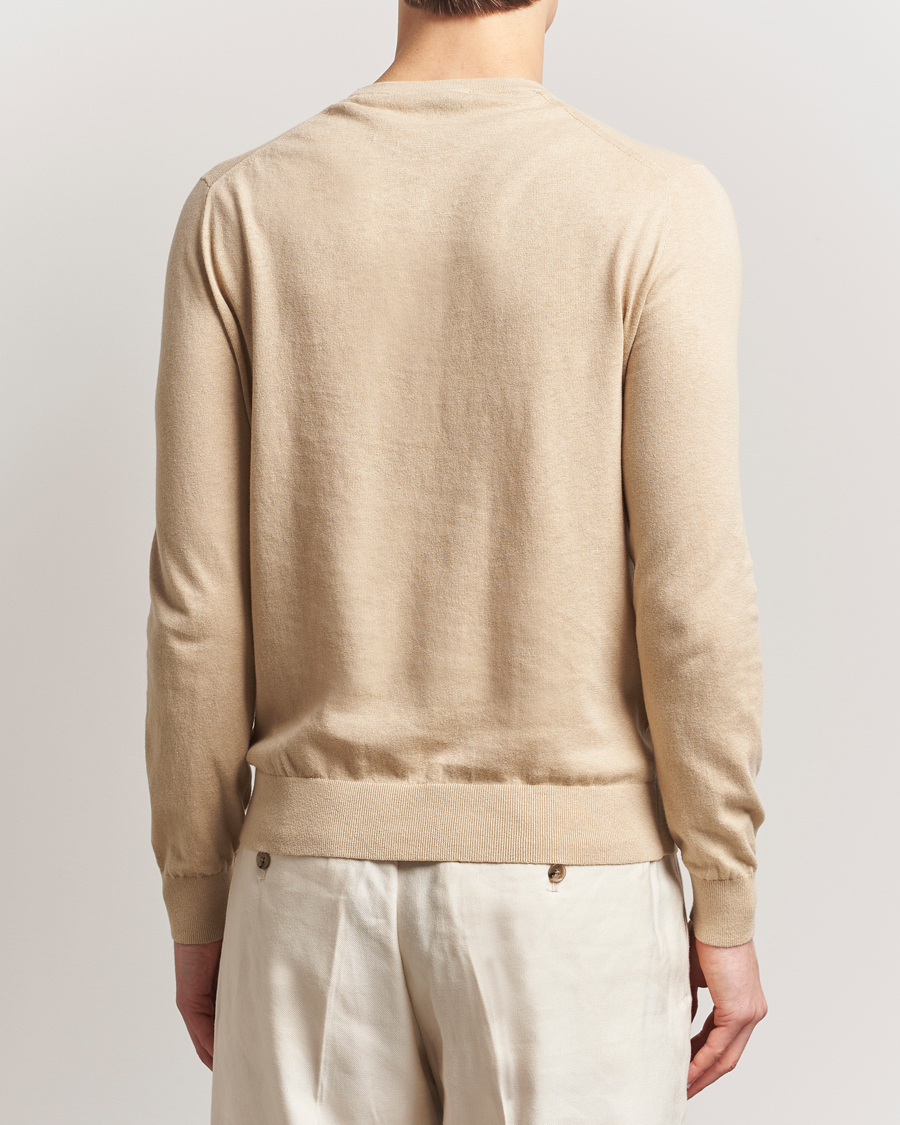 Homme | Pulls Et Tricots | Tiger of Sweden | Connor Linen/Cotton Sweater Practical Beige