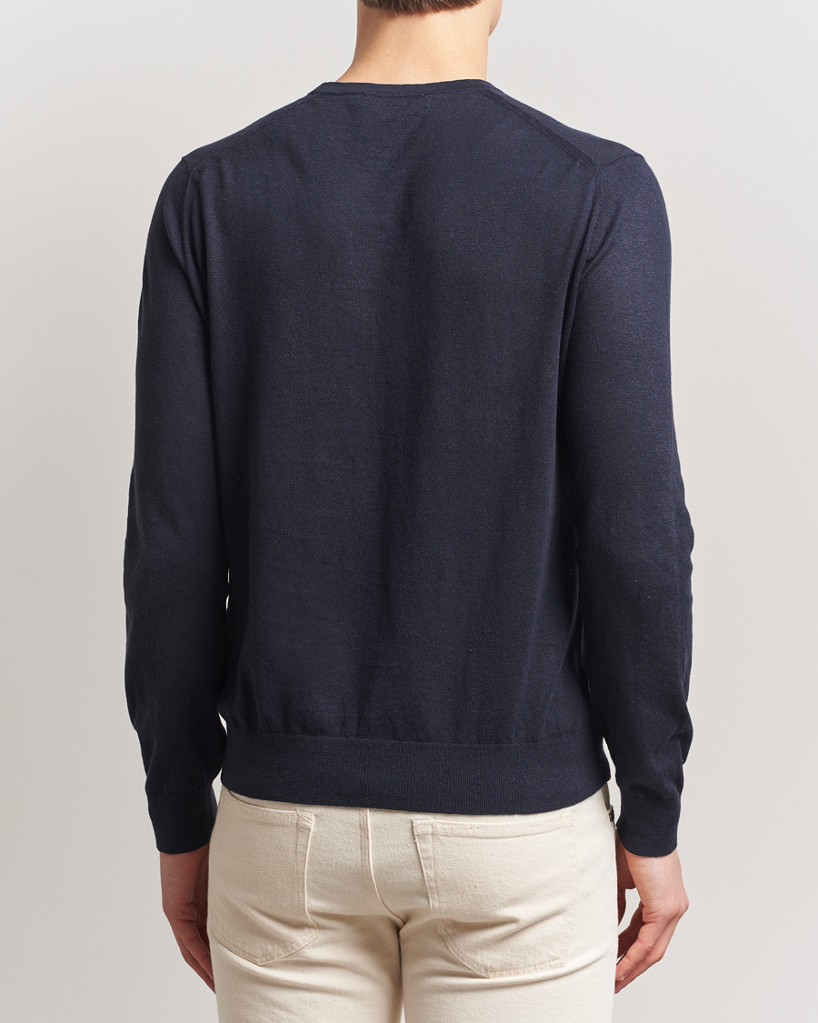 Homme | Pulls Et Tricots | Tiger of Sweden | Connor Linen/Cotton Sweater Light Ink