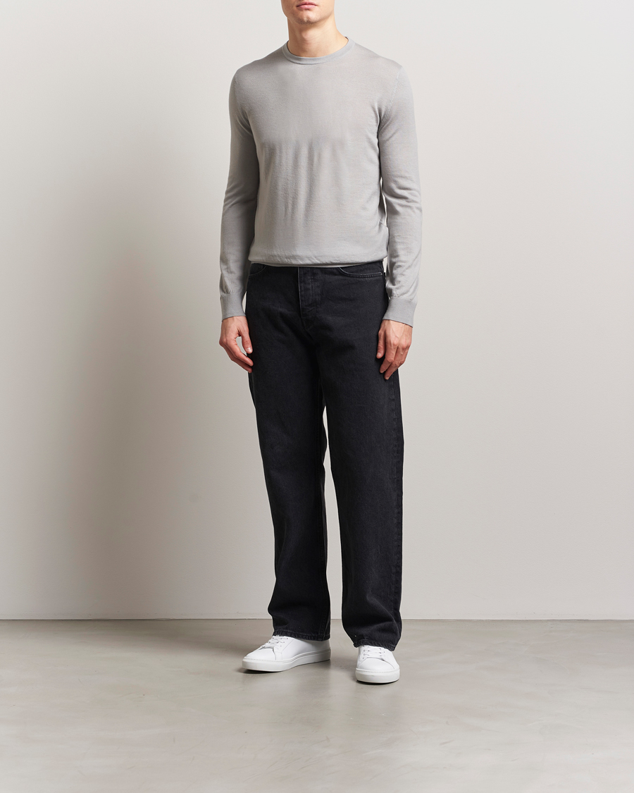 Homme | Pulls Et Tricots | Tiger of Sweden | Connor Merino Sweater Granite