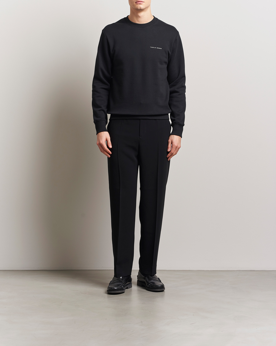 Homme | Pulls Et Tricots | Tiger of Sweden | Emerson Crew Neck Sweatshirt Black