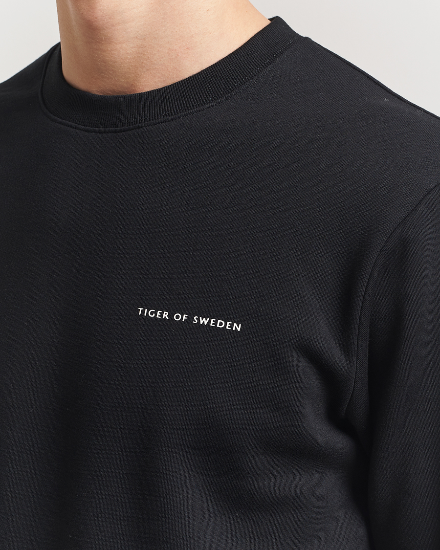 Homme | Pulls Et Tricots | Tiger of Sweden | Emerson Crew Neck Sweatshirt Black