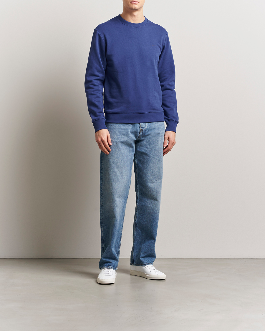 Homme | Pulls Et Tricots | Tiger of Sweden | Emerson Crew Neck Sweatshirt Pansy Blue