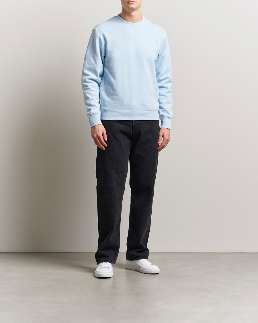 Homme | Pulls Et Tricots | Tiger of Sweden | Emerson Crew Neck Sweatshirt Light Blue