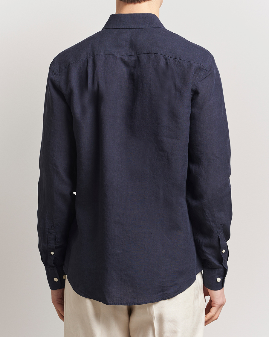 Homme | Chemises | Tiger of Sweden | Spenser Linen Shirt Midnight Blue