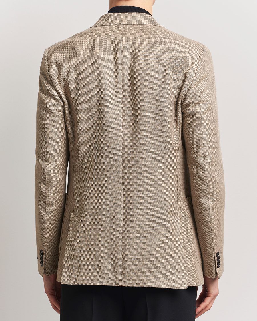 Homme | Blazers | Tiger of Sweden | Justin Linen/Cotton Structured Blazer Practical Beige