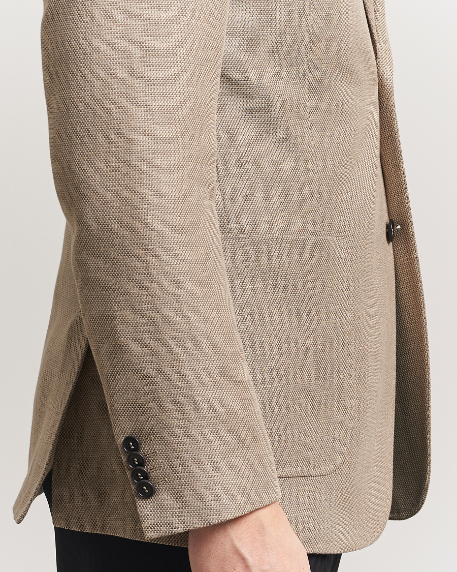 Homme | Blazers | Tiger of Sweden | Justin Linen/Cotton Structured Blazer Practical Beige