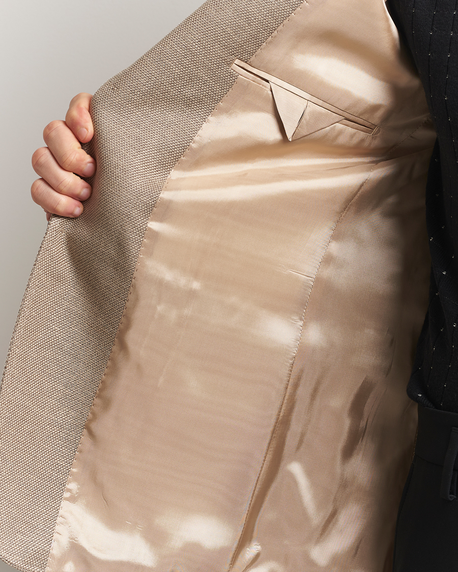 Homme | Blazers | Tiger of Sweden | Justin Linen/Cotton Structured Blazer Practical Beige