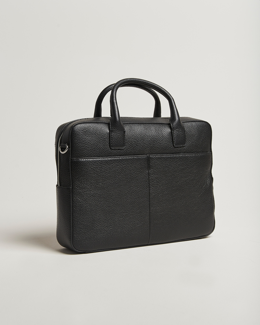 Homme | Tiger of Sweden Beckholmen Leather Briefcase Black | Tiger of Sweden | Beckholmen Leather Briefcase Black