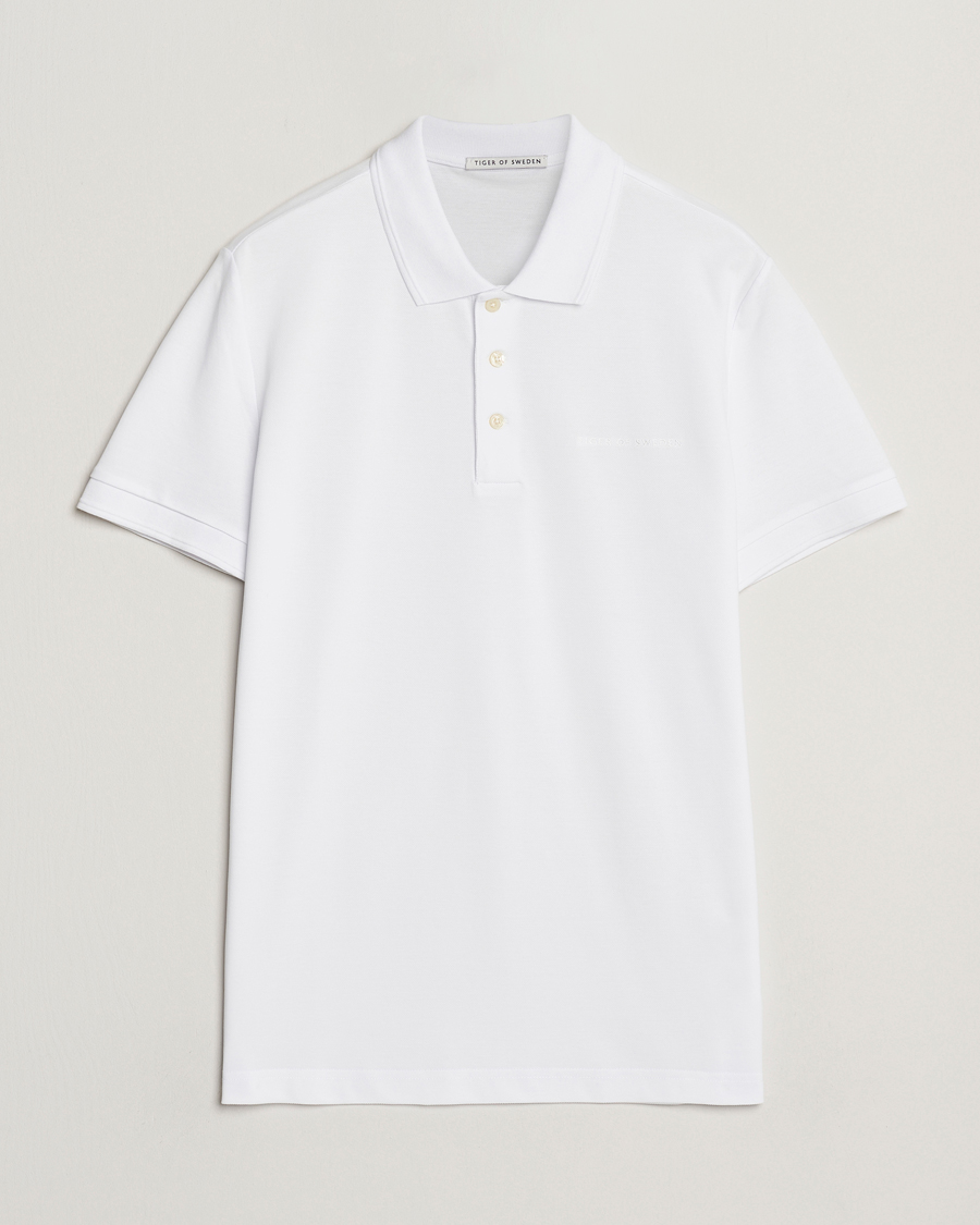 Homme | Polos | Tiger of Sweden | Darios Polo Pure White