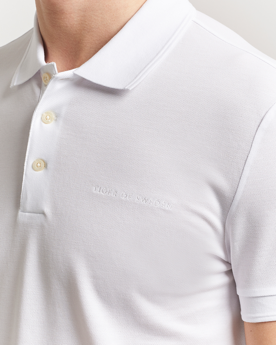 Homme | Polos | Tiger of Sweden | Darios Polo Pure White
