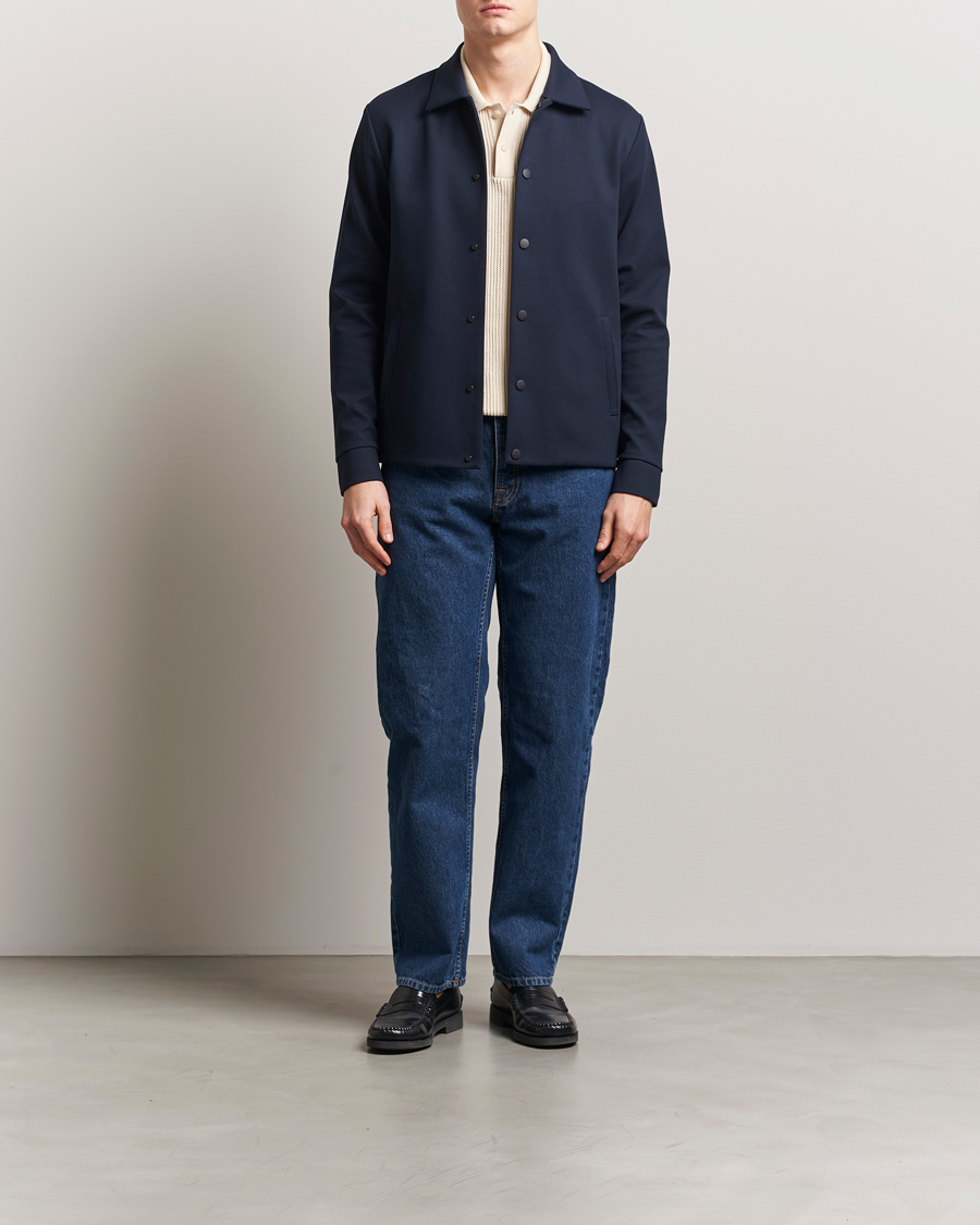 Homme | Manteaux Et Vestes | Harris Wharf London | Loro Piana Cavalry Twill Coach Jacket Navy Blue