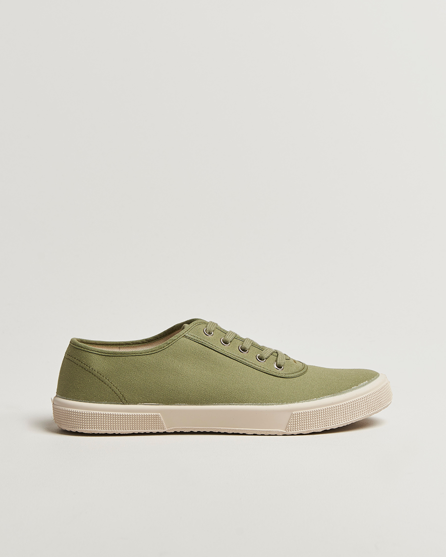 Homme | Novesta Cotton Deck Shoe Khaki | Novesta | Cotton Deck Shoe Khaki