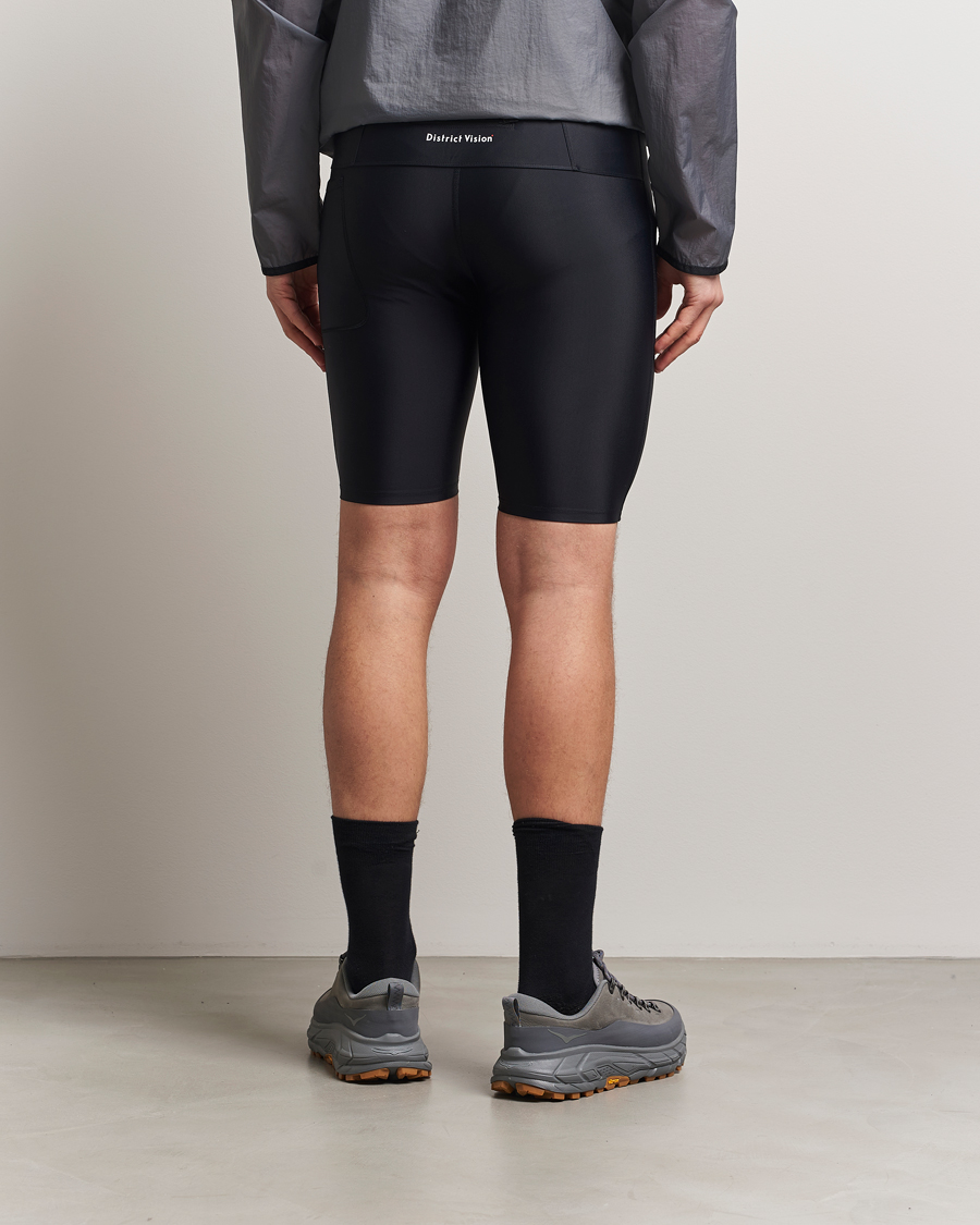 Homme | Shorts | District Vision | 9 Inch Recycled Half Tights Black