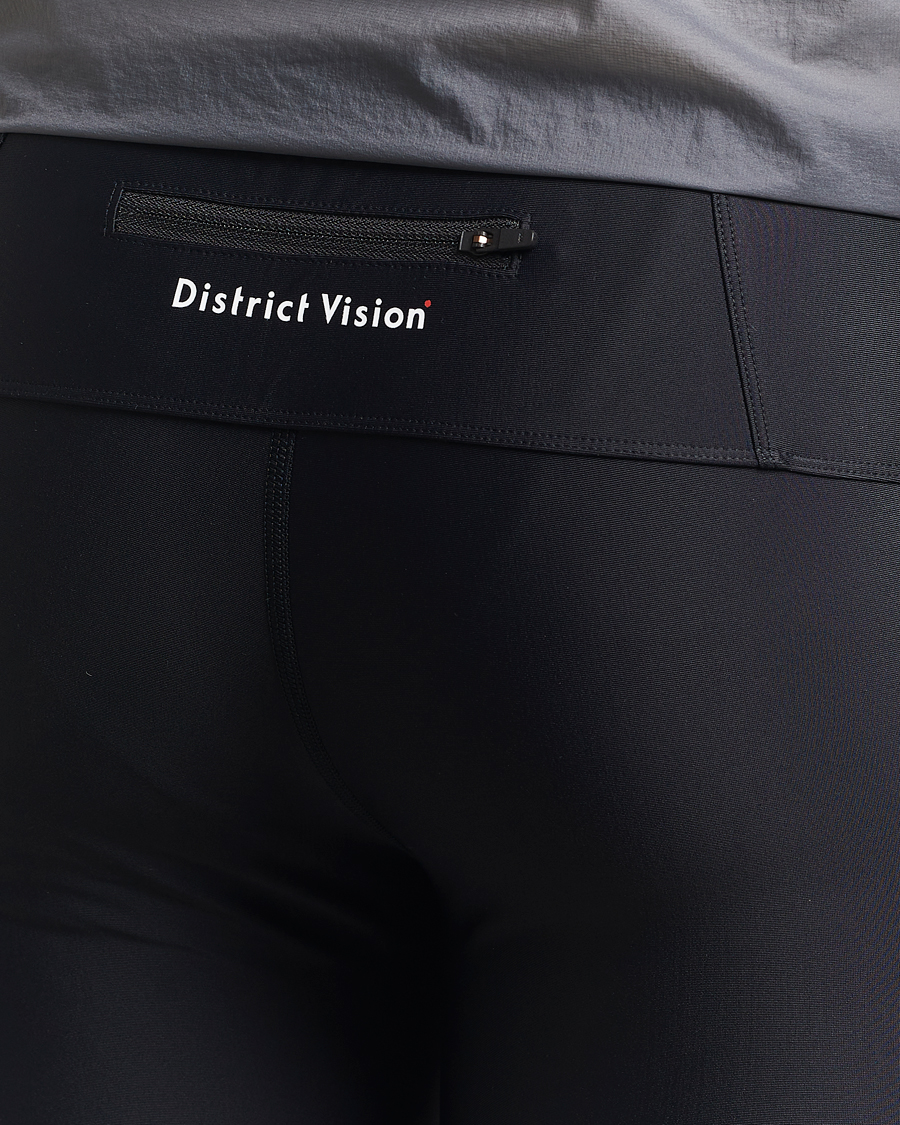 Homme | Shorts | District Vision | 9 Inch Recycled Half Tights Black