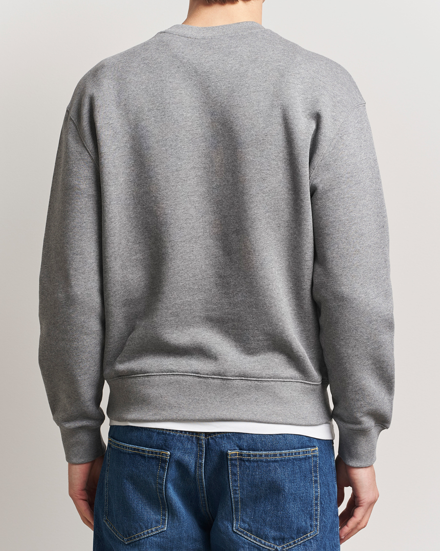 Homme | Pulls Et Tricots | Maison Kitsuné | Tonal Fox Head Sweatshirt Medium Grey Melange