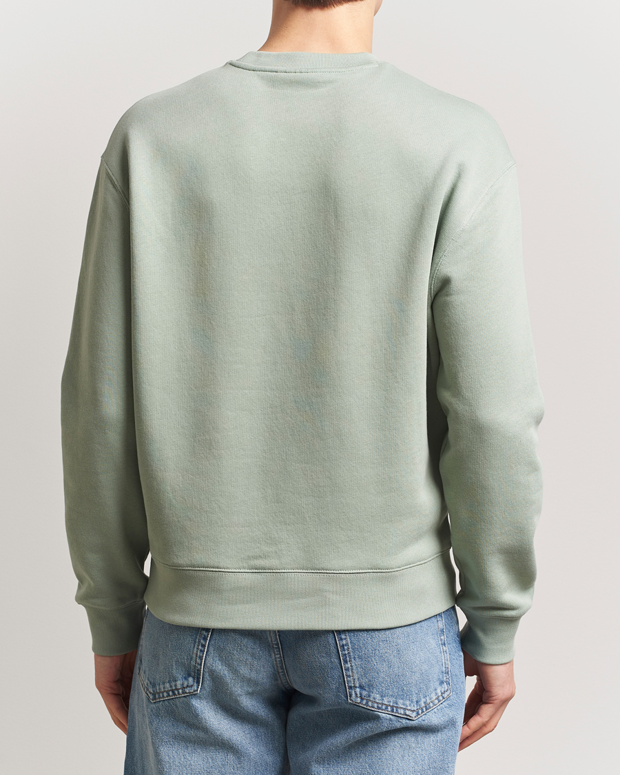 Homme | Pulls Et Tricots | Maison Kitsuné | Handwriting Sweatshirt Vert De Gris