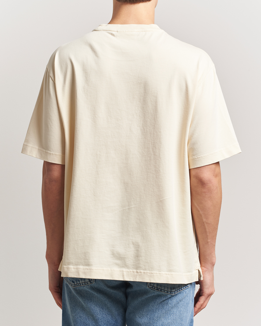 Homme | T-shirts | Maison Kitsuné | Handwriting Embroidery T-Shirt Alabaster