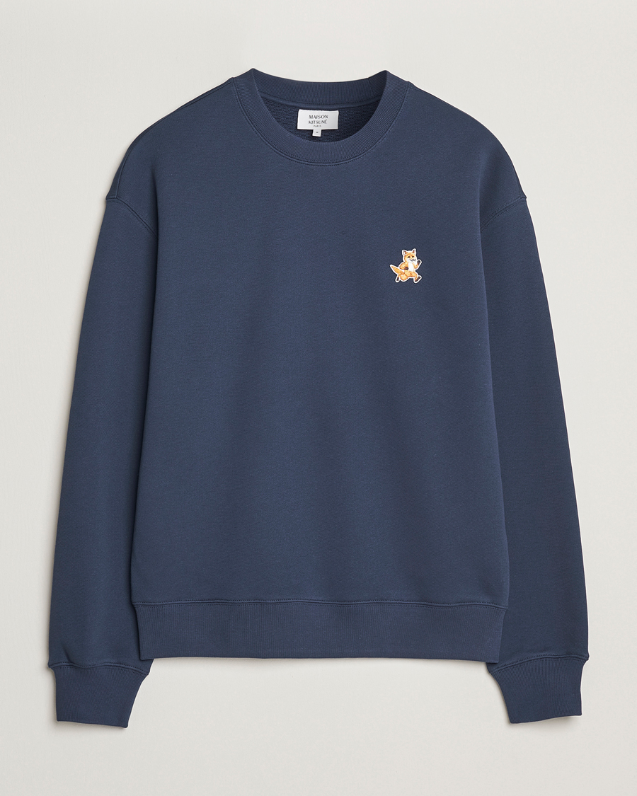 Homme | Pulls Et Tricots | Maison Kitsuné | Speedy Fox Sweatshirt Ink Blue