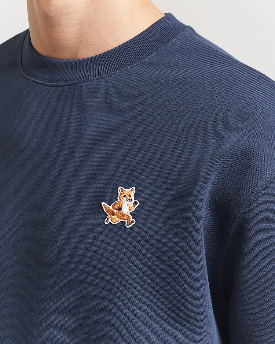 Homme | Pulls Et Tricots | Maison Kitsuné | Speedy Fox Sweatshirt Ink Blue