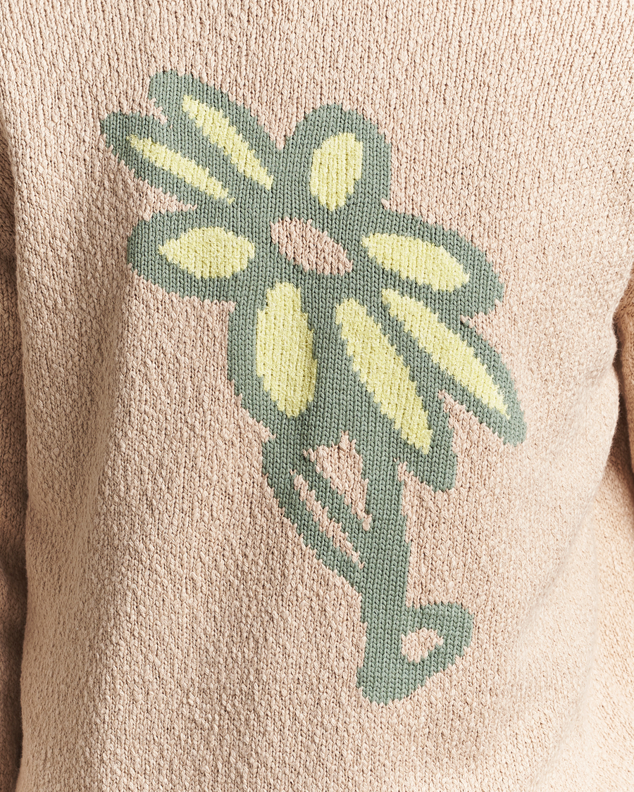 Homme | Pulls Et Tricots | Maison Kitsuné | Abstract Daisy Sweater Dune