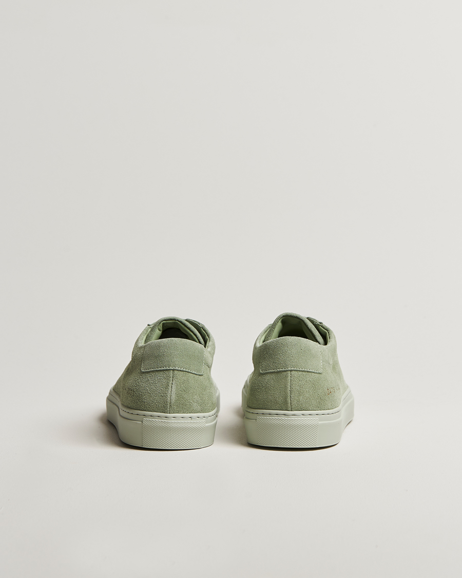 Homme | Common Projects Original Achilles Suede Sneaker Salvia Green | Common Projects | Original Achilles Suede Sneaker Salvia Green