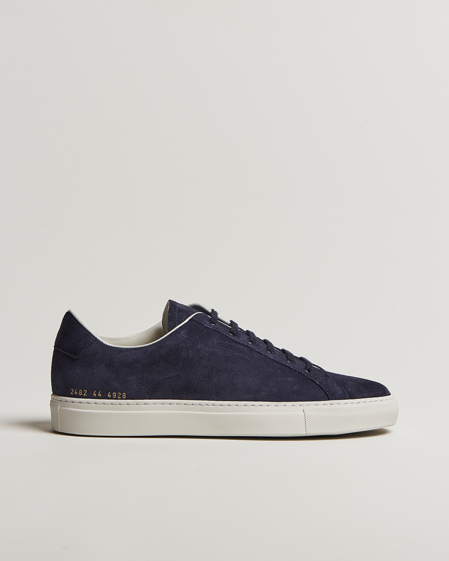 Homme | Common Projects Retro Suede Sneaker Navy | Common Projects | Retro Suede Sneaker Navy