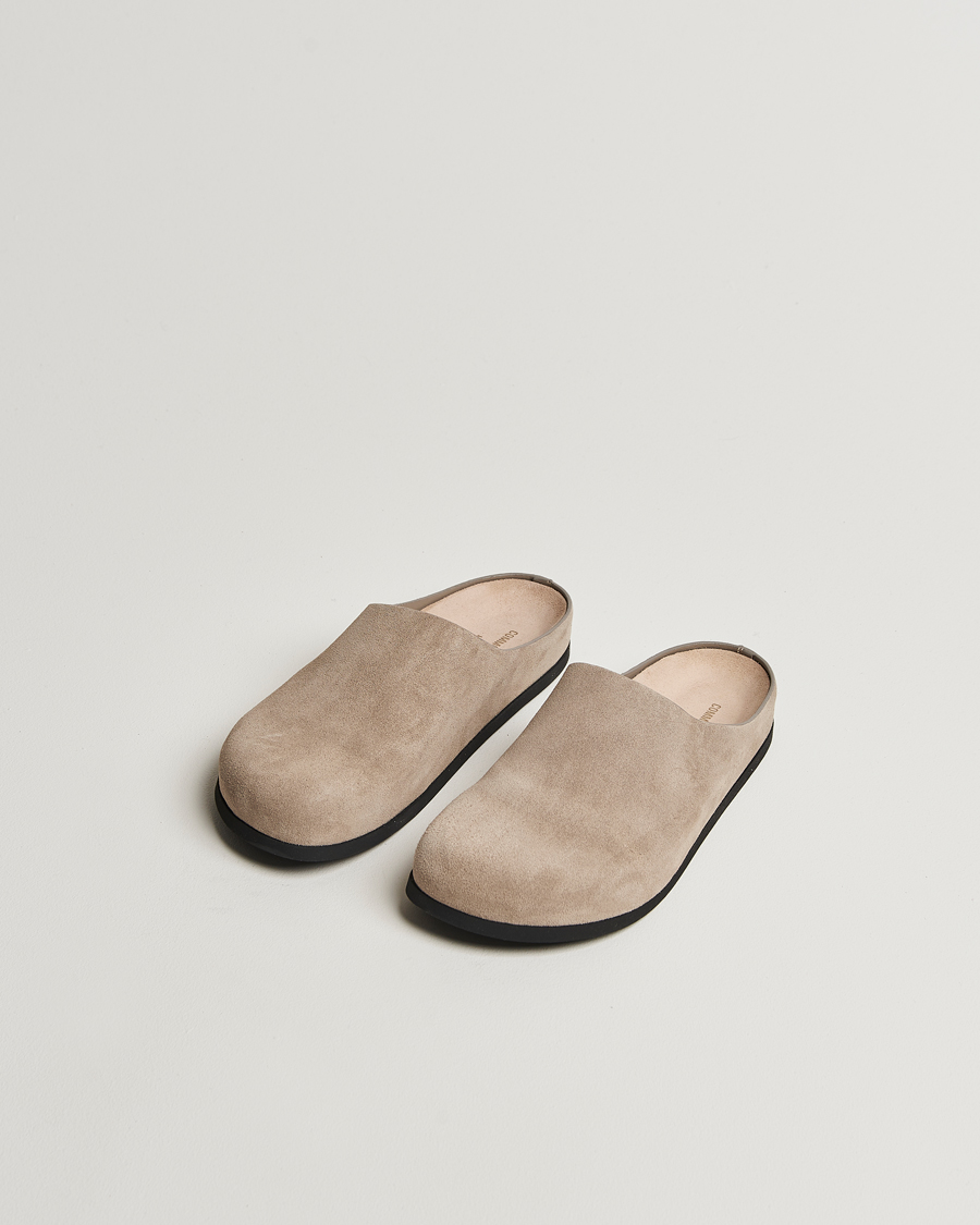 Homme | Common Projects Suede Clog Taupe | Common Projects | Suede Clog Taupe