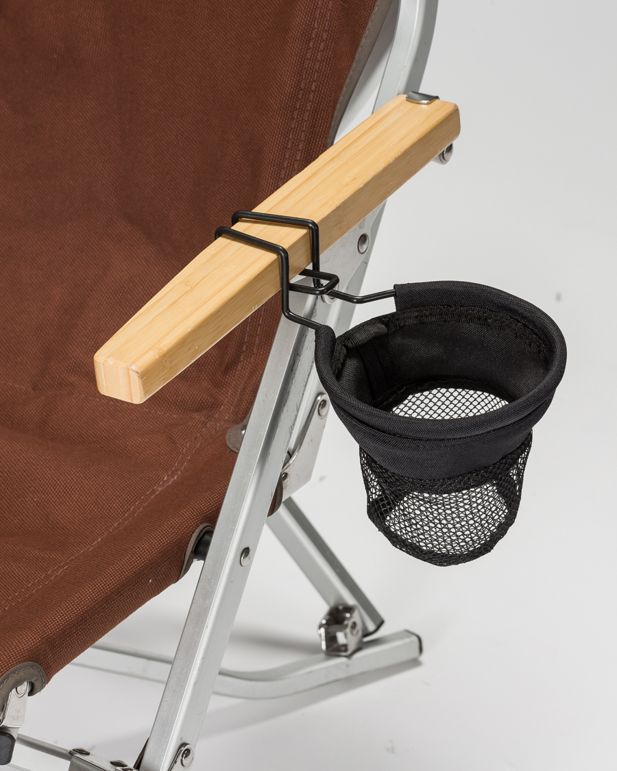 Homme | Outdoor living | Snow Peak | Low Chair Cup Holder Black
