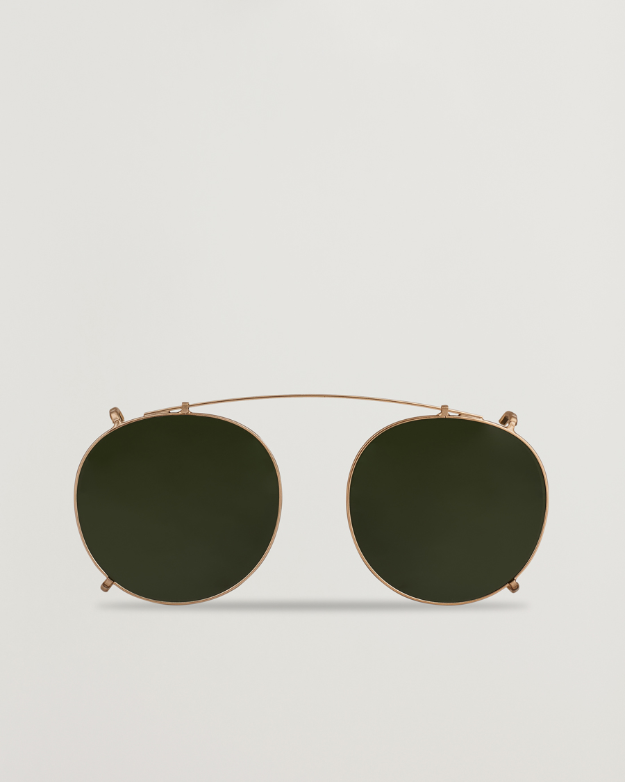 Homme | Lunettes De Soleil | TBD Eyewear | Clip-ons Gold/Bottle Green