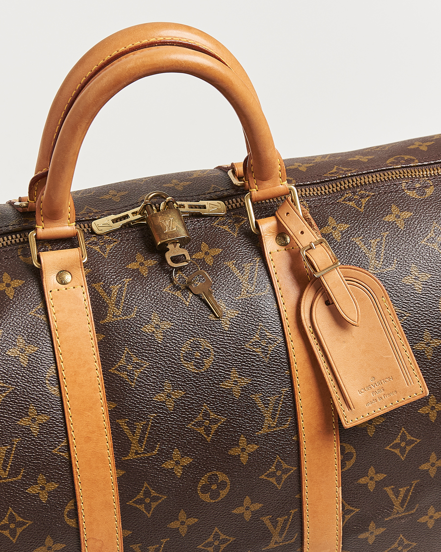 Homme | Louis Vuitton Pre-Owned Keepall Bandoulière 50 Monogram | Louis Vuitton Pre-Owned | Keepall Bandoulière 50 Monogram
