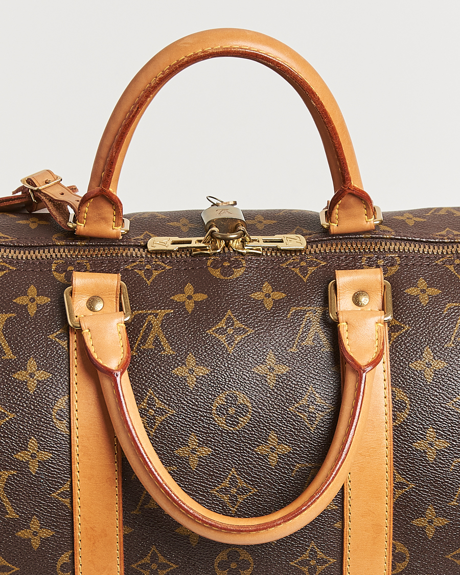 Homme | Louis Vuitton Pre-Owned Keepall Bandoulière 50 Monogram | Louis Vuitton Pre-Owned | Keepall Bandoulière 50 Monogram