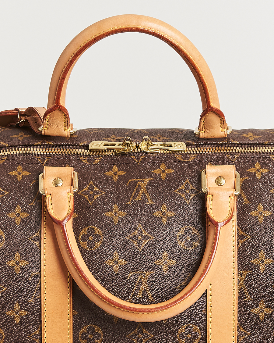 Homme | Louis Vuitton Pre-Owned Keepall Bandoulière 55 Monogram | Louis Vuitton Pre-Owned | Keepall Bandoulière 55 Monogram