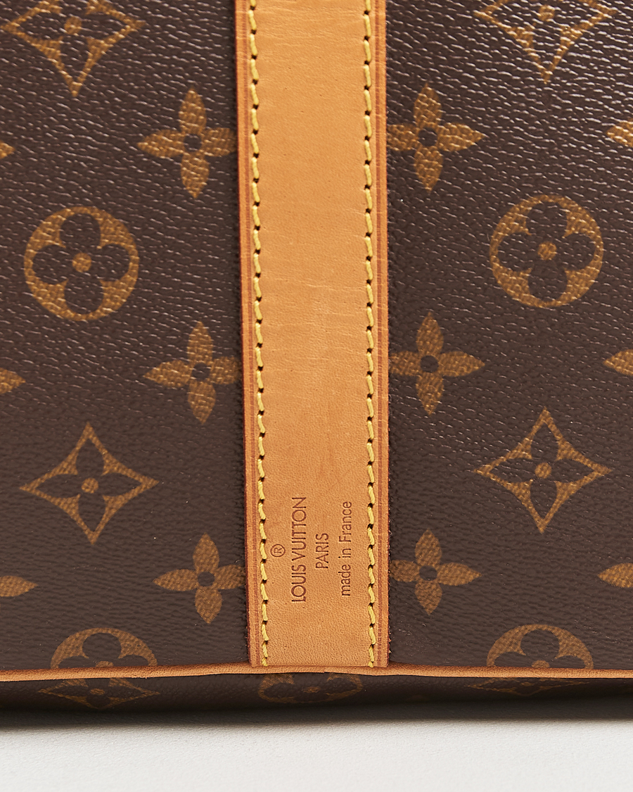 Homme | Louis Vuitton Pre-Owned Keepall Bandoulière 55 Monogram | Louis Vuitton Pre-Owned | Keepall Bandoulière 55 Monogram