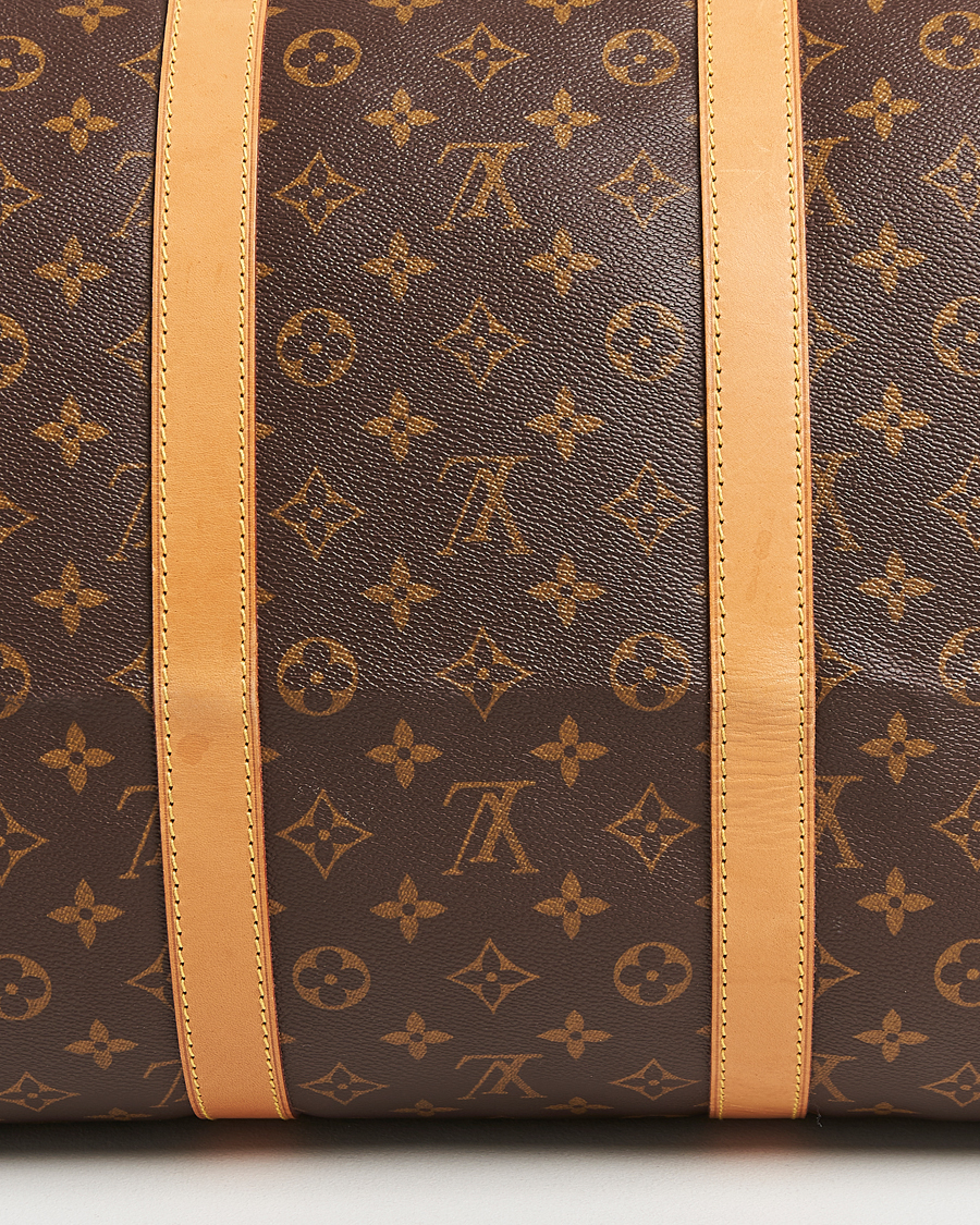 Homme | Louis Vuitton Pre-Owned Keepall Bandoulière 55 Monogram | Louis Vuitton Pre-Owned | Keepall Bandoulière 55 Monogram