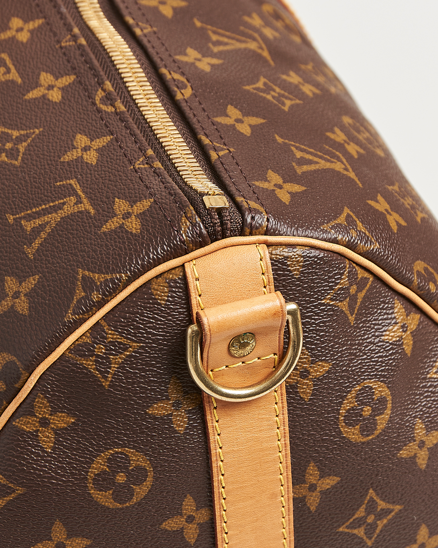 Homme | Louis Vuitton Pre-Owned Keepall Bandoulière 55 Monogram | Louis Vuitton Pre-Owned | Keepall Bandoulière 55 Monogram