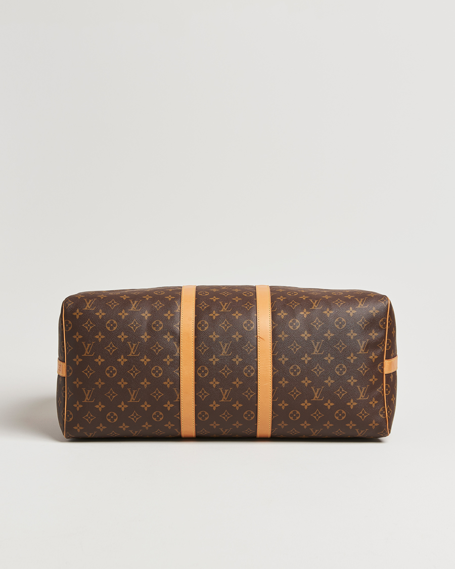 Homme | Louis Vuitton Pre-Owned Keepall Bandoulière 55 Monogram | Louis Vuitton Pre-Owned | Keepall Bandoulière 55 Monogram