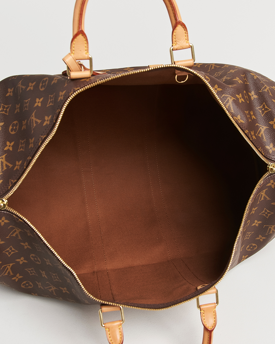 Homme | Louis Vuitton Pre-Owned Keepall Bandoulière 55 Monogram | Louis Vuitton Pre-Owned | Keepall Bandoulière 55 Monogram