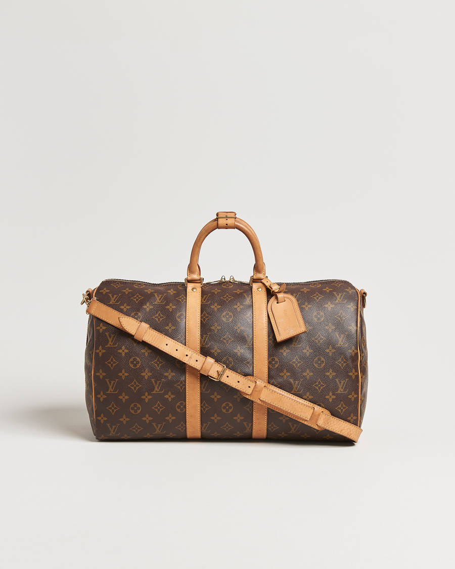 Homme | Louis Vuitton Pre-Owned Keepall Bandoulière 45 Monogram | Louis Vuitton Pre-Owned | Keepall Bandoulière 45 Monogram