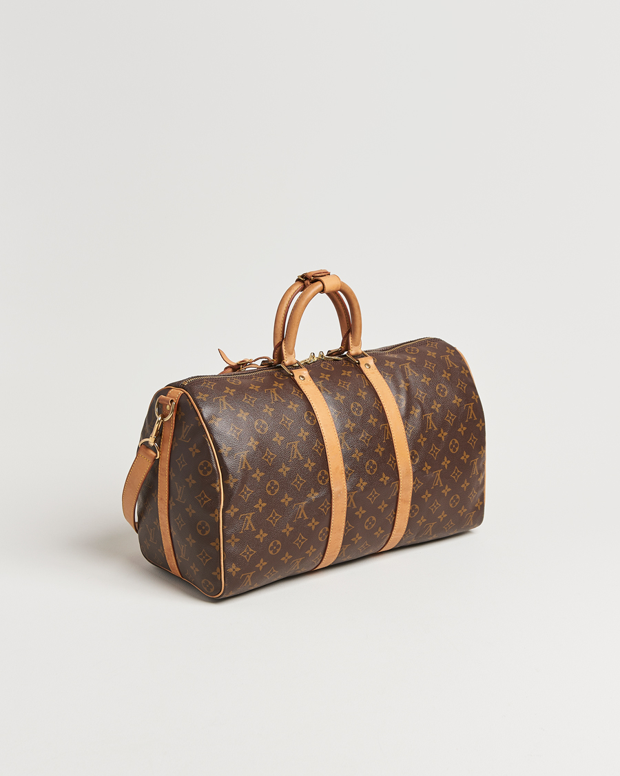 Homme | Louis Vuitton Pre-Owned Keepall Bandoulière 45 Monogram | Louis Vuitton Pre-Owned | Keepall Bandoulière 45 Monogram