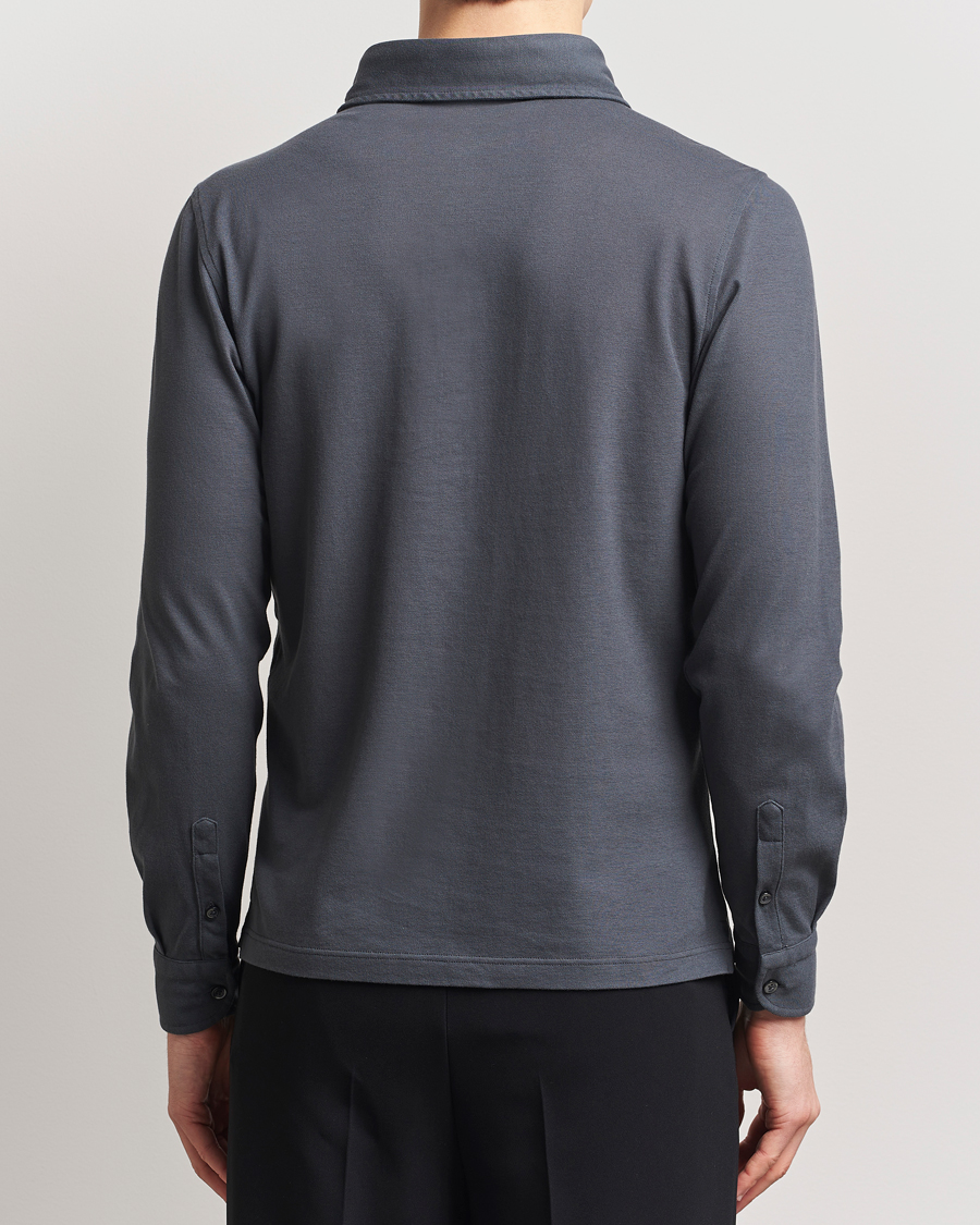 Homme | Chemises | Gran Sasso | Popover Shirt Charcoal