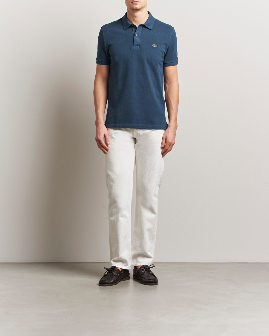 Homme | Polos | Lacoste | Slim Fit Polo Piké Falcon Blue