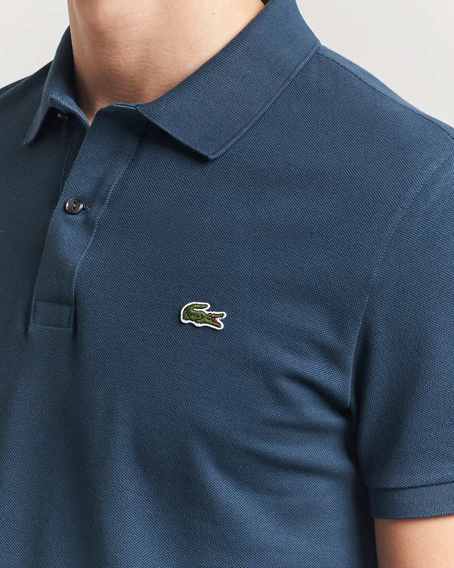 Homme | Polos | Lacoste | Slim Fit Polo Piké Falcon Blue