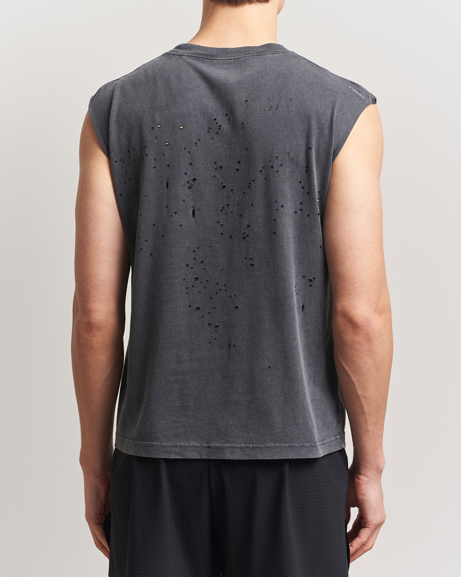 Homme | T-shirts | Satisfy | MothTech Muscle Tee Aged Black