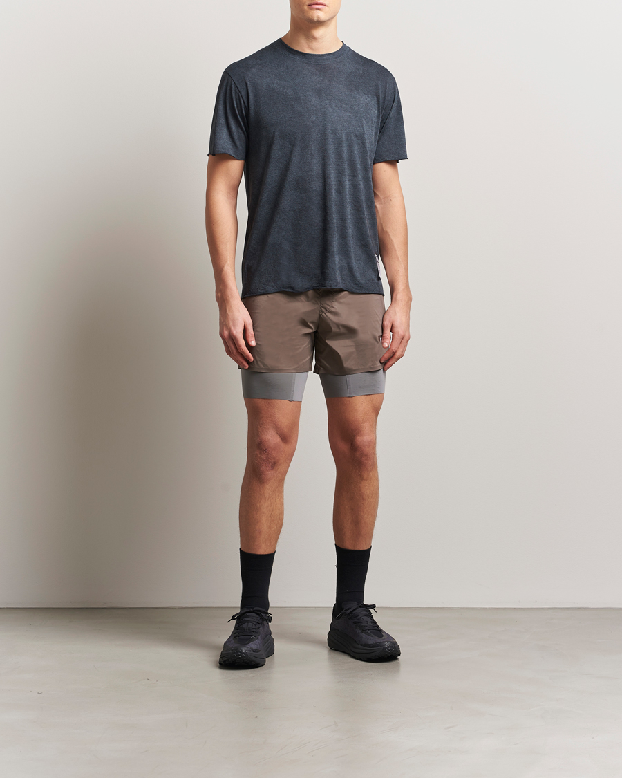 Homme | T-shirts | Satisfy | CloudMerino Cordura T-Shirt Sun Bleached Black