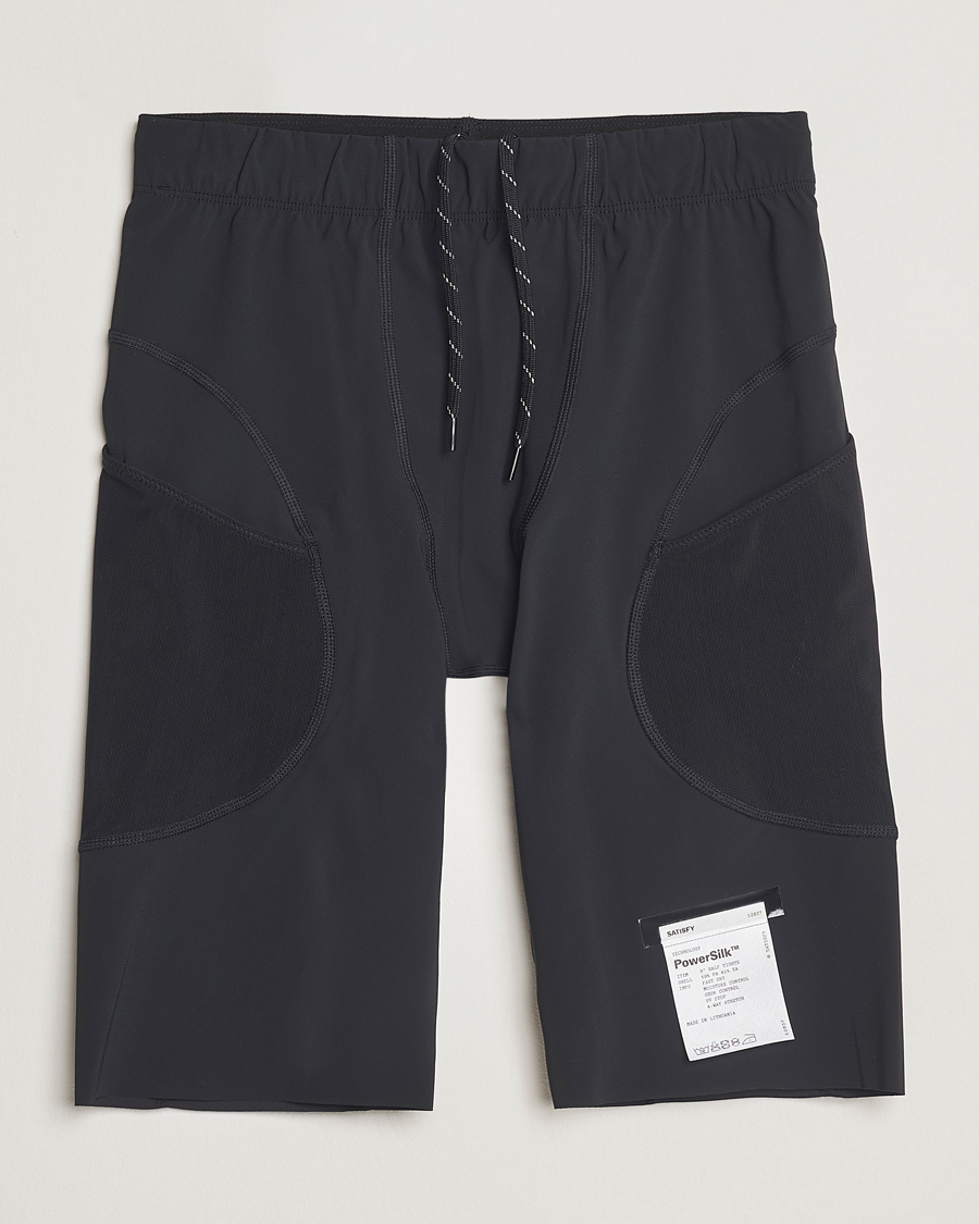 Homme | Shorts | Satisfy | PowerSilk 9 Half Tights Black
