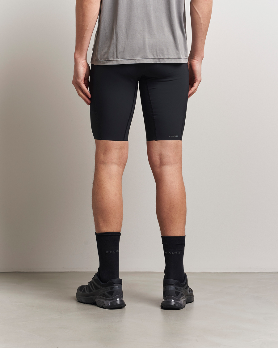 Homme | Shorts | Satisfy | PowerSilk 9 Half Tights Black