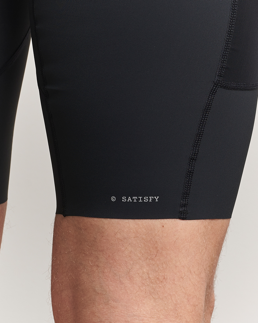 Homme | Shorts | Satisfy | PowerSilk 9 Half Tights Black