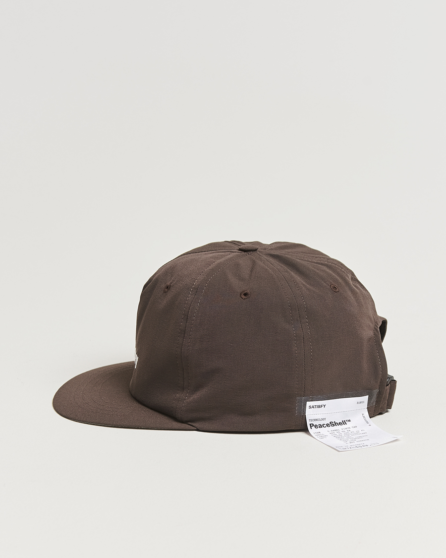 Homme | Satisfy PeaceShell 5-Panel Cap Brown | Satisfy | PeaceShell 5-Panel Cap Brown