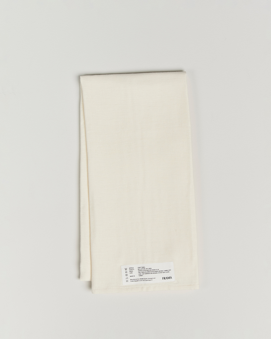 Homme | Tissus | Frama | Light Bath Towel 70X140cm Bone White