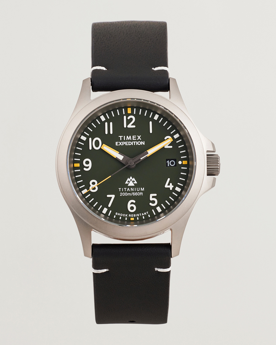 Homme | Timex Expedition Titanium 38mm Green Dial | Timex | Expedition Titanium 38mm Green Dial